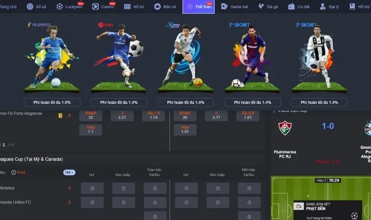 Thể Thao Tại S666: Sảnh Cược Đỉnh Cao Cho Mọi Tín Đồ Đam Mê 1 Sảnh Thể Thao S666 thiết kế giao diện đẹp, chuyên nghiệp