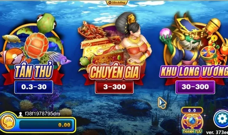 Các cấp độ phòng chơi trong game Bắn Cá Rồng Tại S666