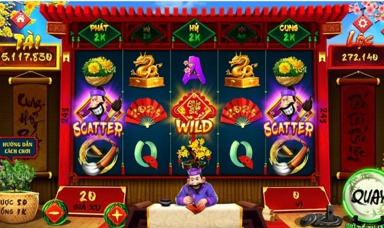 Các biểu tượng trong game Nổ Hũ Ông Đồ Tại S666